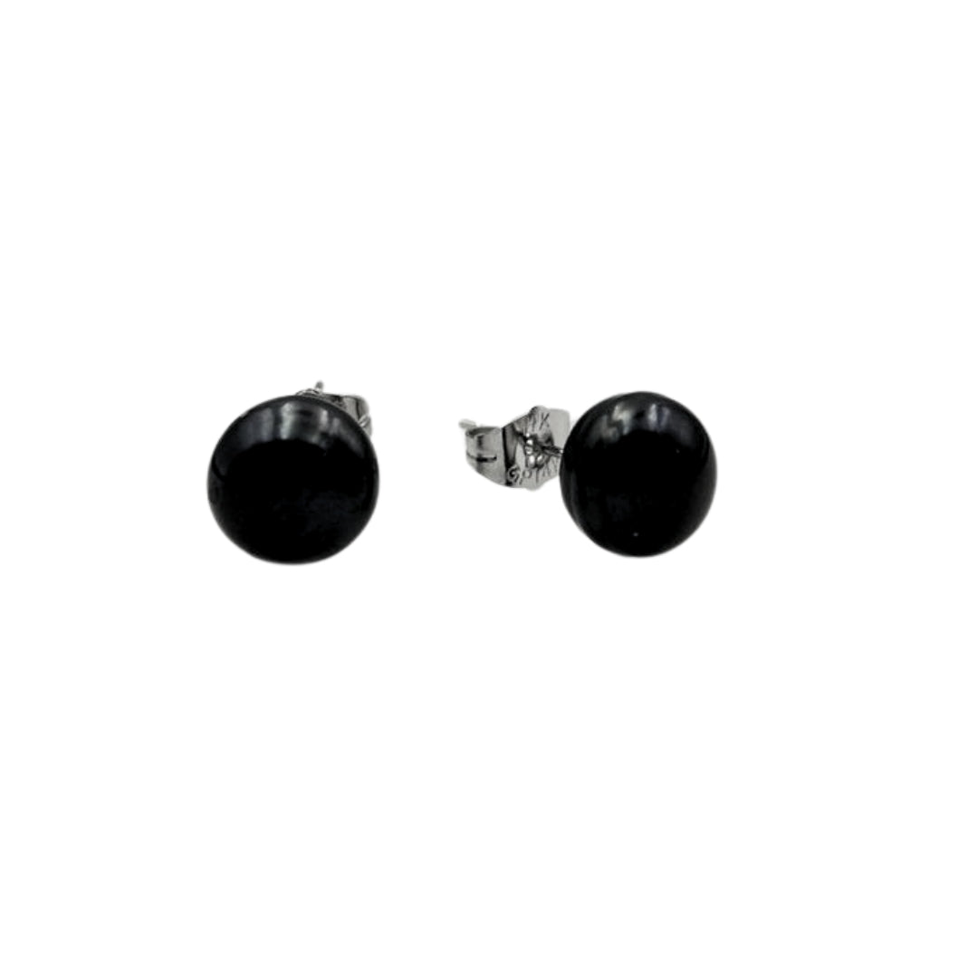 12MM STUDS BLACK
